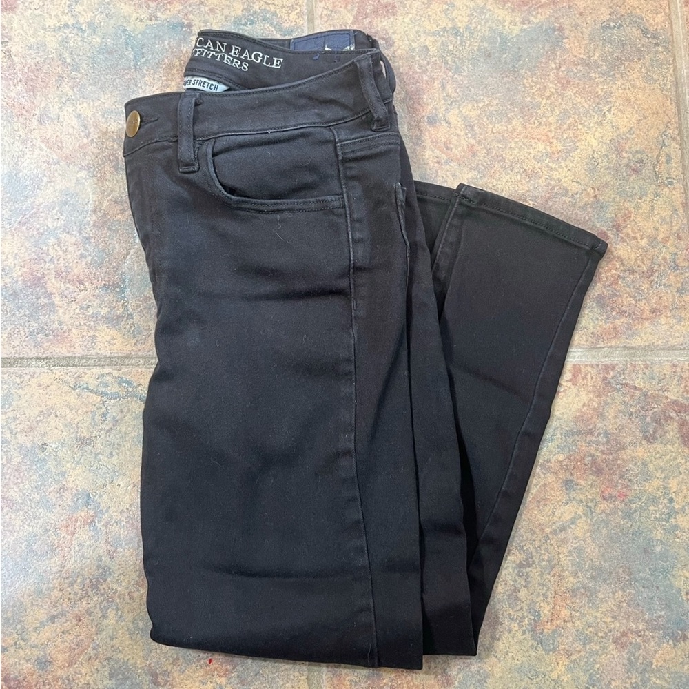 american eagle | high rise crop jeggings | size 4